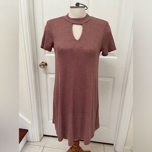 She + Sky casual dress with V neck peephole size small.
